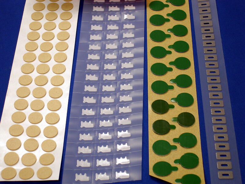 Gleicher die-cut parts with tabs, perforations, and SmartLiner